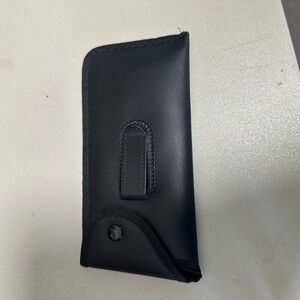 Black Glasses case with clip